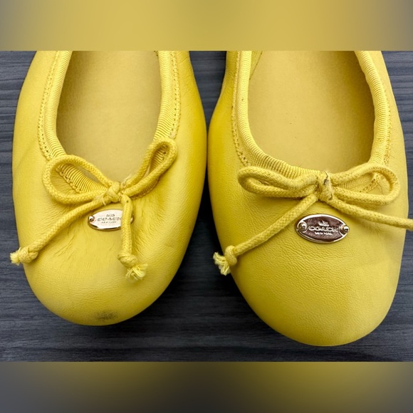 Coach Florabelle Leather Ballet Flat - Picture 5 of 9